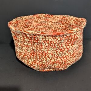 CROCHET HANDMADE 10' BOHIPPIAN YARN BASKET